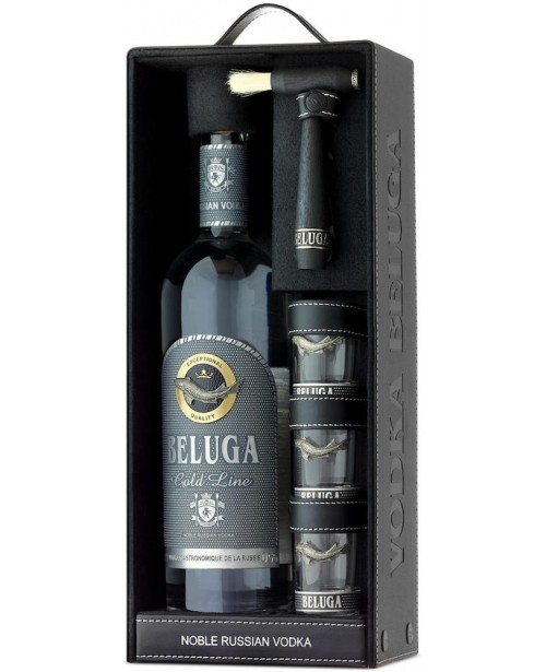 Beluga Gold Line Cu 3 Pahare Shot 0.7L Top Beluga Gold Line Cu 3 Pahare Shot 0.7L Top
